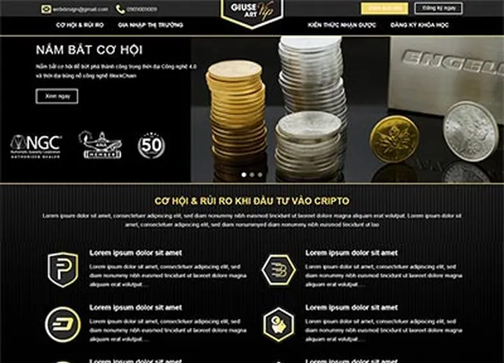 Mẫu website Edu 2
