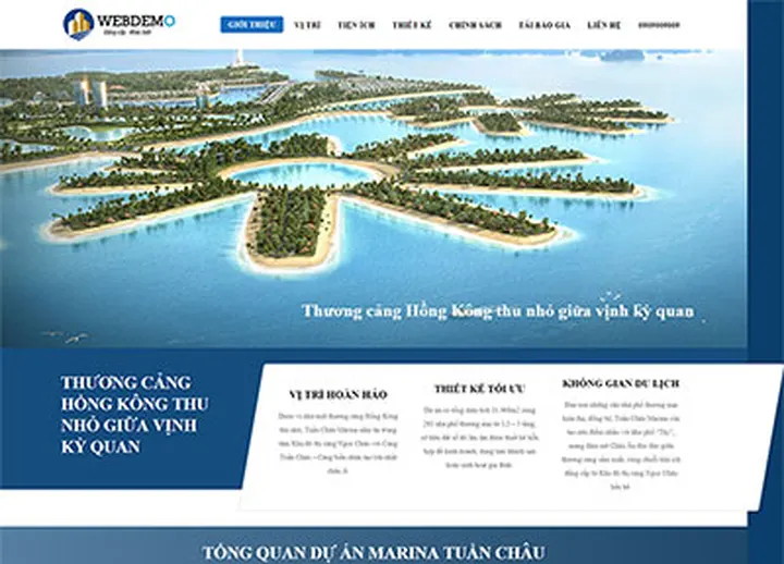 Mẫu website Bất Động Sản 4