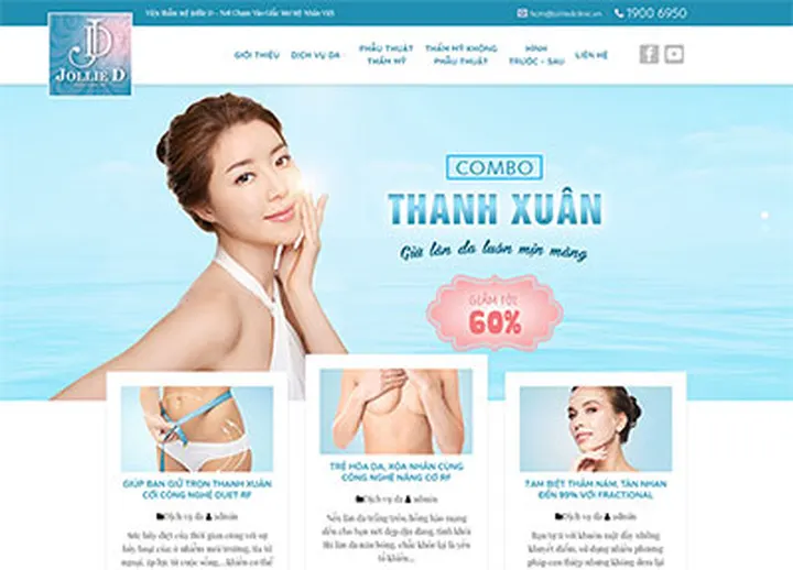 Mẫu website Spa 4
