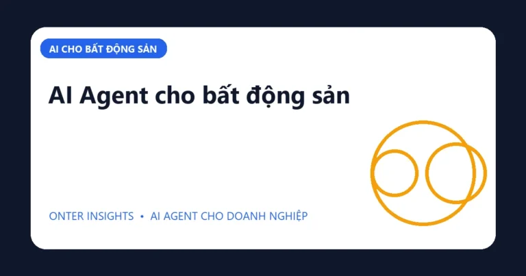 Minh họa ai agent cho bất động sản cho doanh nghiệp