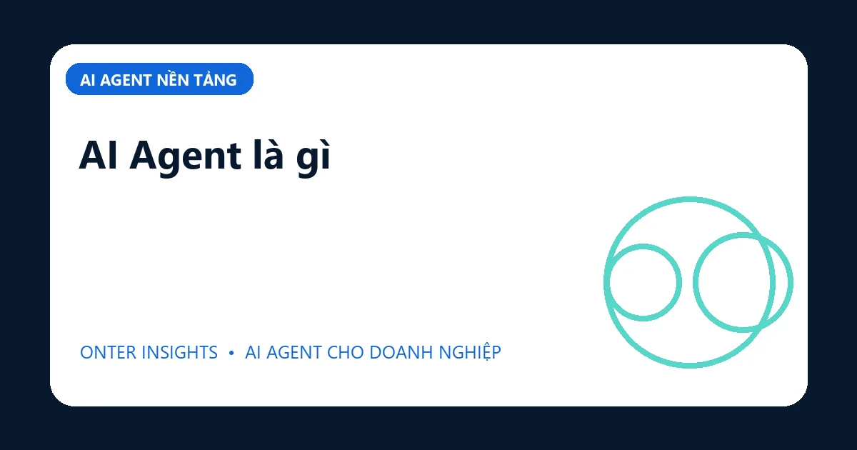 Minh họa ai agent là gì cho doanh nghiệp