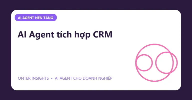 Minh họa ai agent tích hợp crm cho doanh nghiệp