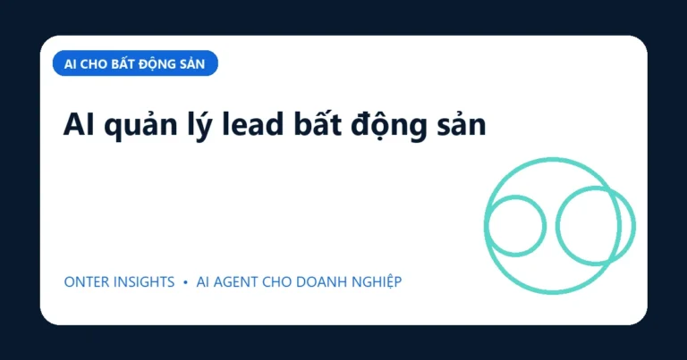 Minh họa ai quản lý lead bất động sản cho doanh nghiệp