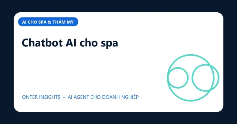 Minh họa chatbot ai cho spa cho doanh nghiệp