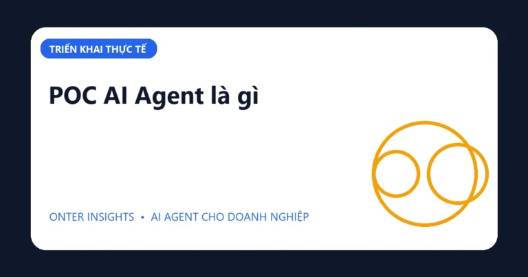 Minh họa poc ai agent là gì cho doanh nghiệp