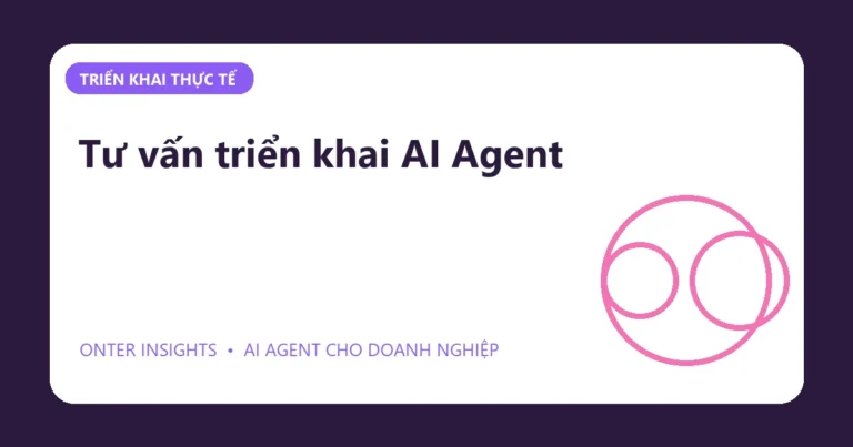 Minh họa tư vấn triển khai ai agent cho doanh nghiệp